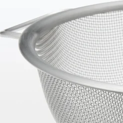 Muji Colador de acero inoxidable de 2 asas