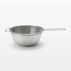 Muji Colador de acero inoxidable de 2 asas