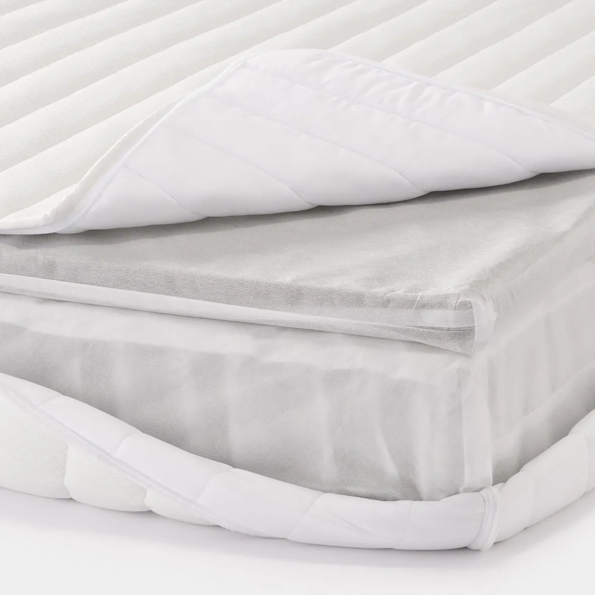 Discount Muji Colchón de muelles ensacados estándar con soporte firme ‐ Doble