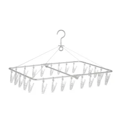New Muji Colgador Cuadrado de Aluminio Forma de Marco 26 Clavijas