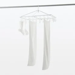 New Muji Colgador Cuadrado de Aluminio Forma de Marco 26 Clavijas