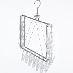 New Muji Colgador Cuadrado de Aluminio Forma de Marco 26 Clavijas