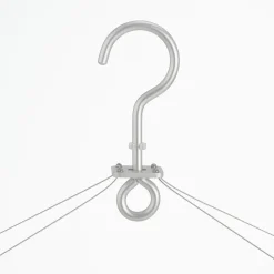 New Muji Colgador Cuadrado de Aluminio Forma de Marco 26 Clavijas