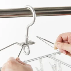 Best Muji Colgador Cuadrado de Aluminio Forma de Marco 40 Clavijas