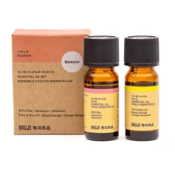 Discount Muji Conjunto aceites esenciales equilibrantes (Florales)