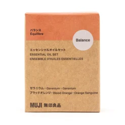Discount Muji Conjunto aceites esenciales equilibrantes (Florales)