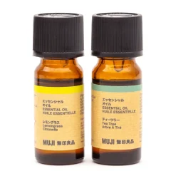 New Muji Conjunto aceites esenciales revitalizantes (Cítricos)