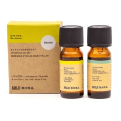New Muji Conjunto aceites esenciales revitalizantes (Cítricos)