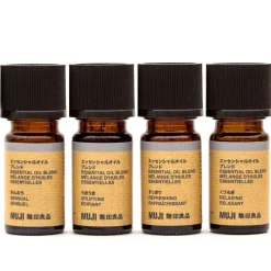 Sale Muji Conjunto de 4 aceites esenciales para mejorar el ánimo de 5ml