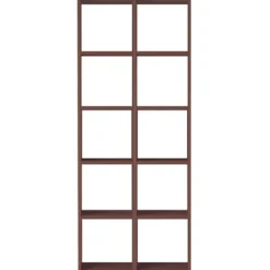 New Muji Conjunto de nogal 5 x 2 estantes