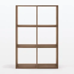 Online Muji conjunto de nogal 3 x 2 estantes