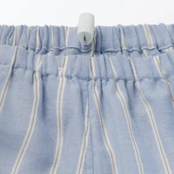 Clearance Muji Conjunto de pijama de manga larga de gasa doble para mujer