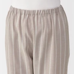 Clearance Muji Conjunto de pijama de manga larga de gasa doble para mujer