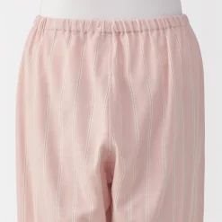 Clearance Muji Conjunto de pijama de manga larga de gasa doble para mujer