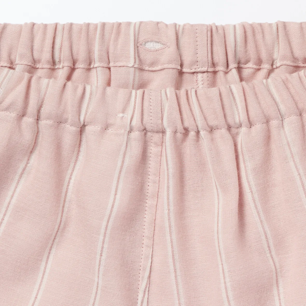Clearance Muji Conjunto de pijama de manga larga de gasa doble para mujer