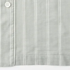 Muji Conjunto de pijama de manga larga de gasa doble para hombre
