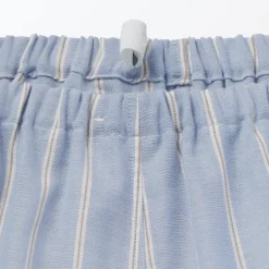 Muji Conjunto de pijama de manga larga de gasa doble para hombre