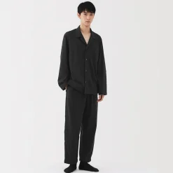 Muji Conjunto de pijama unisex Khadi tejido a mano