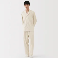 Muji Conjunto de pijama unisex Khadi tejido a mano