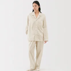Muji Conjunto de pijama unisex Khadi tejido a mano