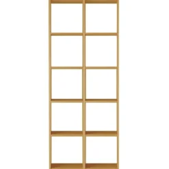 Clearance Muji Conjunto de roble 5 x 2 estantes