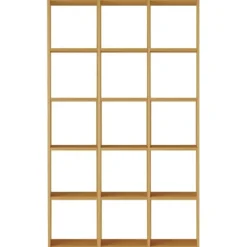 Outlet Muji Conjunto de roble 5 x 3 estantes