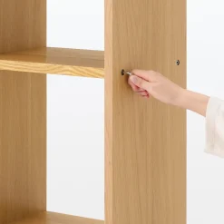 Clearance Muji Conjunto de roble 3 x 3 estantes