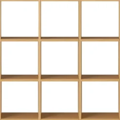Clearance Muji Conjunto de roble 3 x 3 estantes