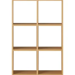 Hot Muji Conjunto de Roble 3x2 estantes