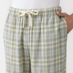 Online Muji Conjunto para estar en casa con pantalón de doble gasa para hombre
