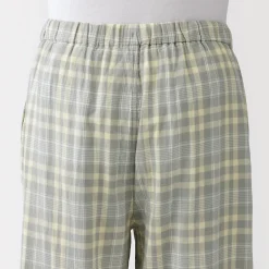 Online Muji Conjunto para estar en casa con pantalón de doble gasa para hombre