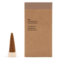 Best Muji Conos de incienso de sándalo - Lote de 20