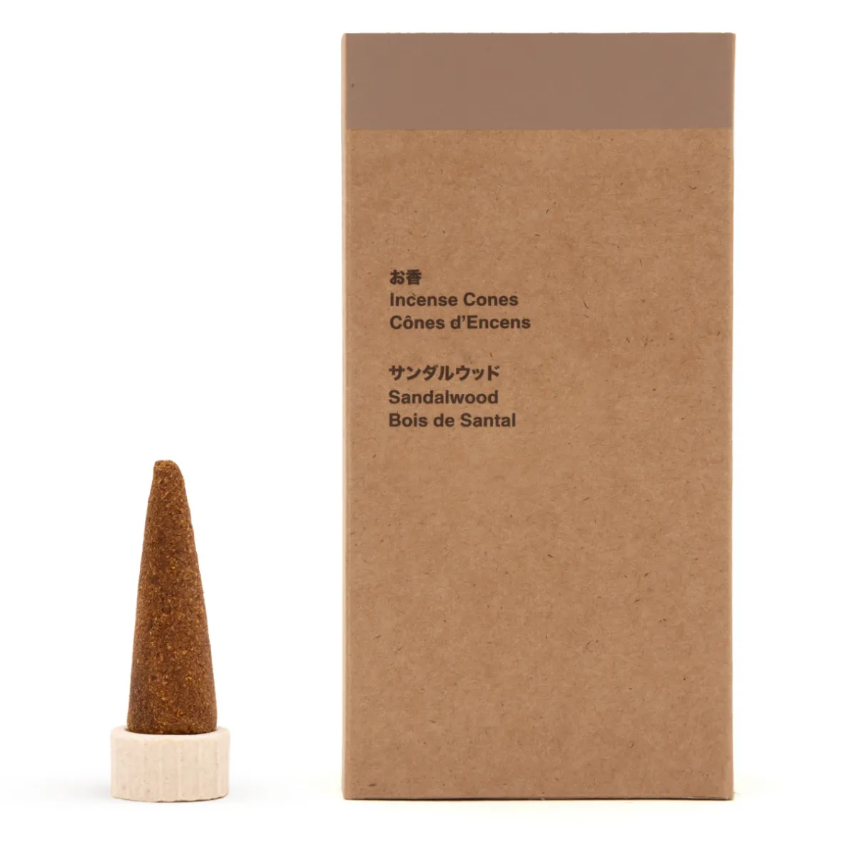 Best Muji Conos de incienso de sándalo - Lote de 20