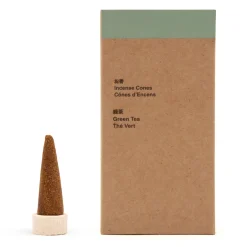 Discount Muji Conos de incienso de té verde - Lote de 20