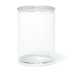 Clearance Muji Contenedor cilíndrico de acrílico con tapa