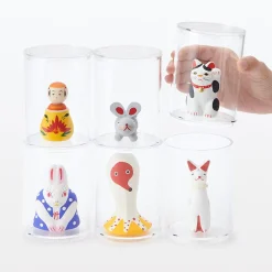 Clearance Muji Contenedor de cilindro acrílico