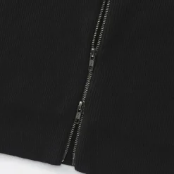 Best Muji Cárdigan acanalado con cremallera en mezcla de algodón para hombre