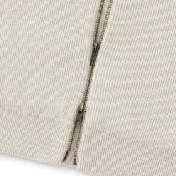 Best Muji Cárdigan acanalado con cremallera en mezcla de algodón para hombre