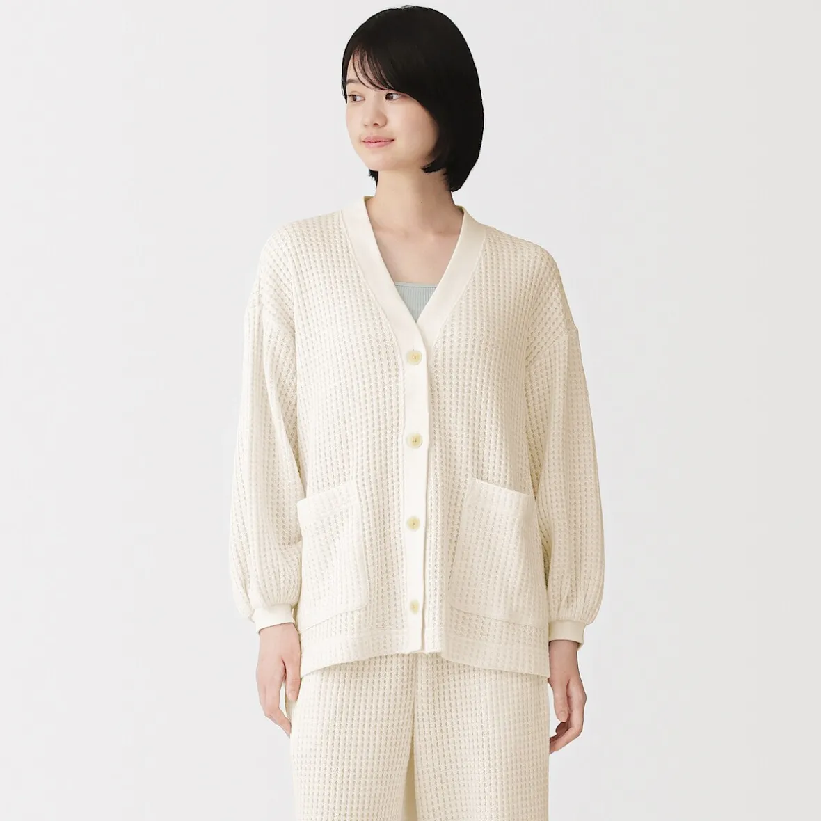 Online Muji Cárdigan largo de punto suelto para mujer