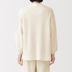 Online Muji Cárdigan largo de punto suelto para mujer