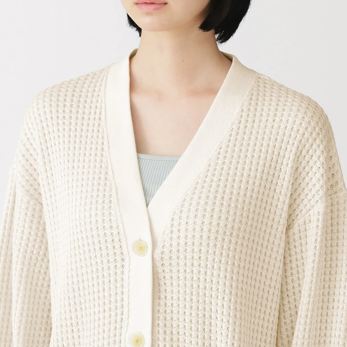 Online Muji Cárdigan largo de punto suelto para mujer