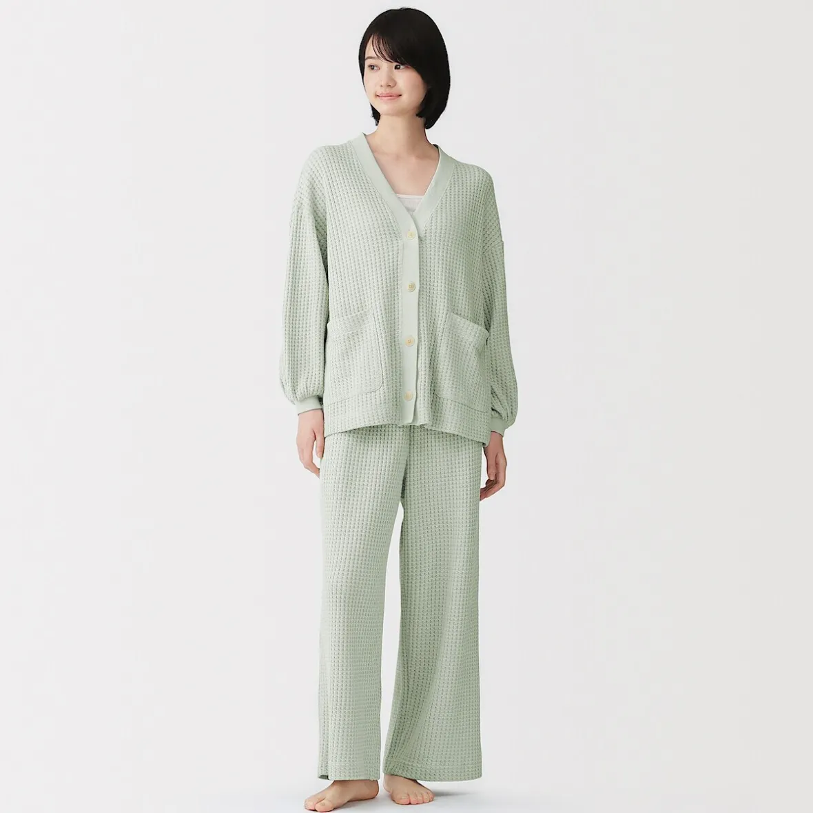 Online Muji Cárdigan largo de punto suelto para mujer