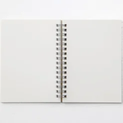 Muji Cuaderno de doble alambre de papel reciclado �