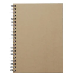 Hot Muji Cuaderno de doble alambre de papel reciclado