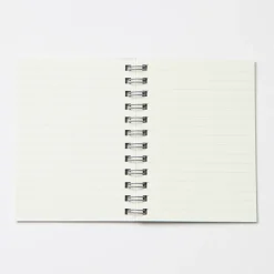 Sale Muji Cuaderno de doble anilla en papel de árboles de plantación A7