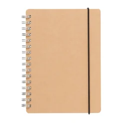 Clearance Muji Cuaderno de doble anillo de papel de alta calidad con cuadrícula de puntos A6