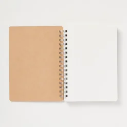 Clearance Muji Cuaderno de doble anillo de papel de alta calidad con cuadrícula de puntos A6