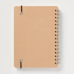 Clearance Muji Cuaderno de doble anillo de papel de alta calidad con cuadrícula de puntos A6