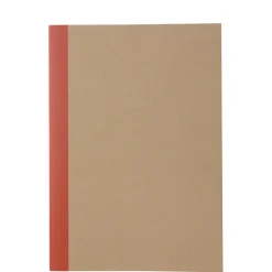 Clearance Muji Cuaderno de papel reciclado Rojo A5 One Colour