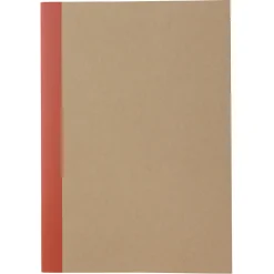 Clearance Muji Cuaderno de papel reciclado Rojo A5 One Colour